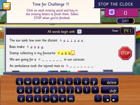 Spelling Games Grade 4 HD screenshot 4