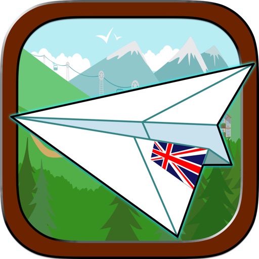 Paper Airplane Glider - Cluster Buster Free Icon