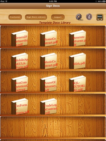 Sign Docs - Best Digital Signature & Business Document Manager App for iPad screenshot 4