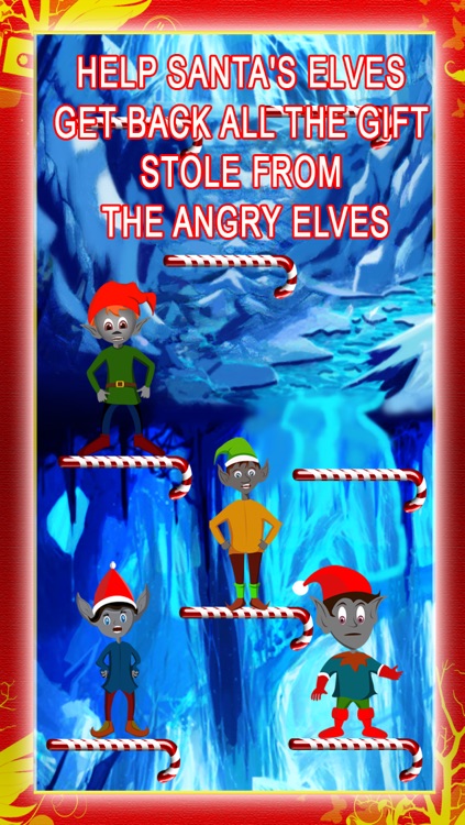 Santa's Elves Candy Cane Jump : The Christmas Magical Story - Free Edition