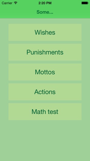 Wishes, Punishments, Mottos, Actions Free(圖1)-速報App