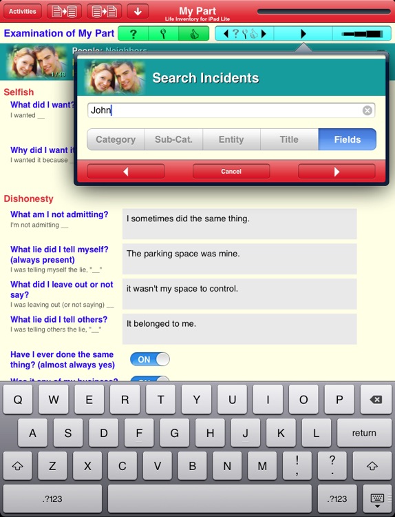 Life Inventory for iPad Lite with optional Mock da
