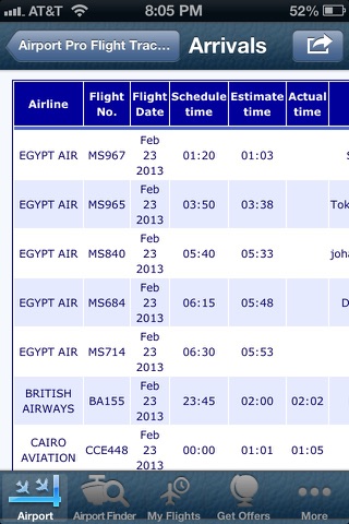 Cairo Airport (CAI) Flight Tracker Radar screenshot 4