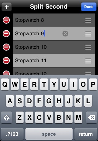 Split Second Stopwatch screenshot 4