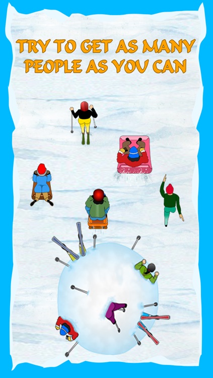 Winter Mountain Avalanche Snowball : Run like Hell in the snow - Free Edition