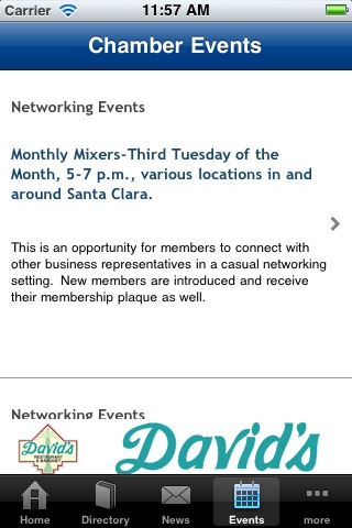 Santa Clara Chamber of Commerce screenshot 4