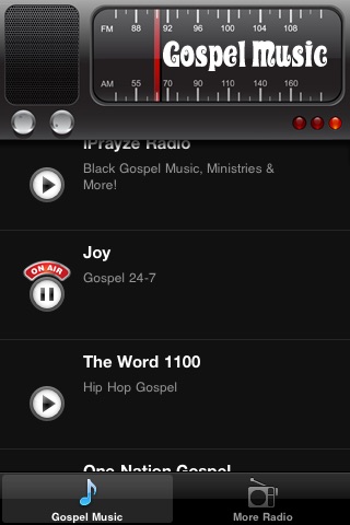 Gospel Music Radio FM screenshot 4