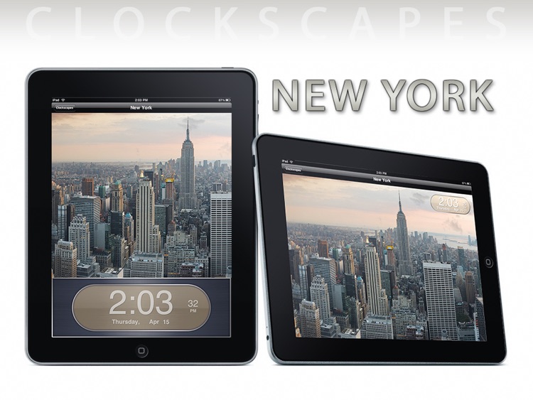 Clockscapes Moving Pictures - Animated Clock Display!