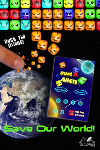 Bust A Alien HD 2014 Free - A Really Awesome Match 3 Mania Game Designed To Crush The Aliens! screenshot 2