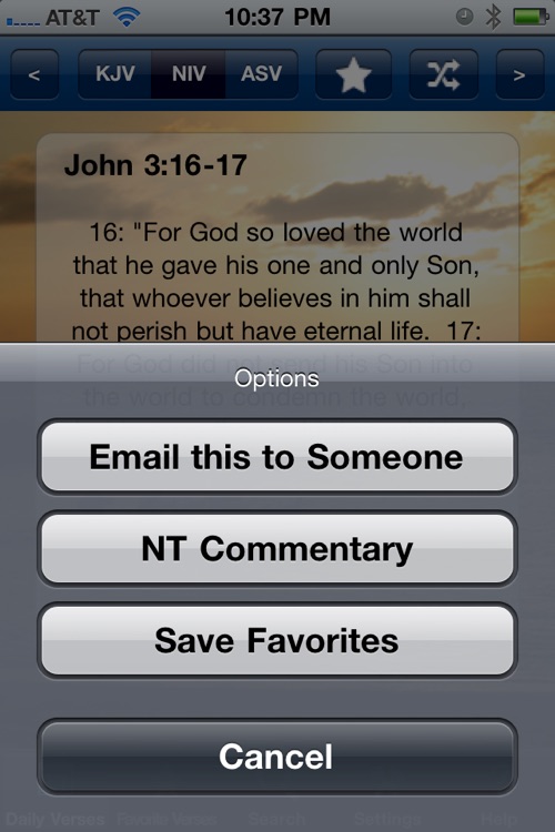 Daily Bible Verses (KJV,NIV,ASV)
