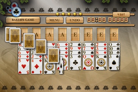 Baker's Game Solitaire HD Free - The Classic Full Deluxe Card Games for iPad & iPhone screenshot 2