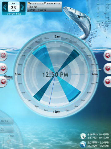 Скриншот из Fishing Deluxe Plus -- Best Fishing Times Calendar