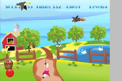 Mad Granny Free - Angry Birds are dropping thei... screenshot 4