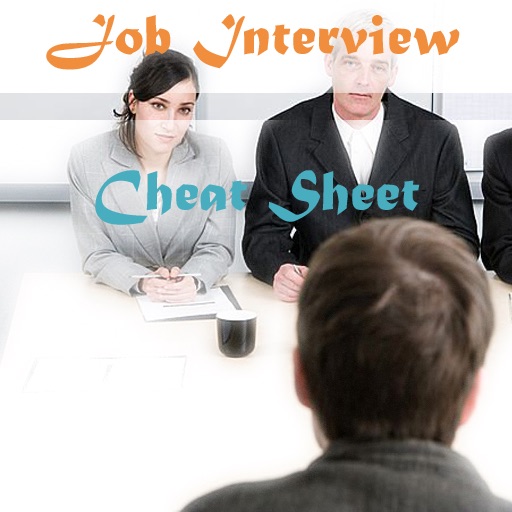 Job Interview Cheat Sheet Icon