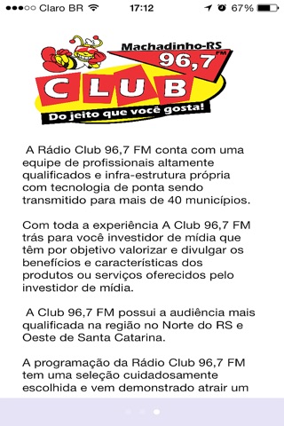 Clube FM Machadinho screenshot 3