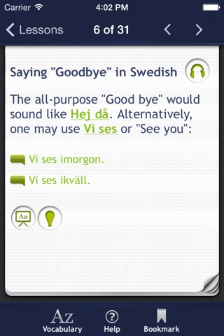 Presenting yourself  – Introductory Swedish screenshot 2