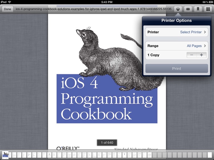 GReader - the best PDF reader for iPad