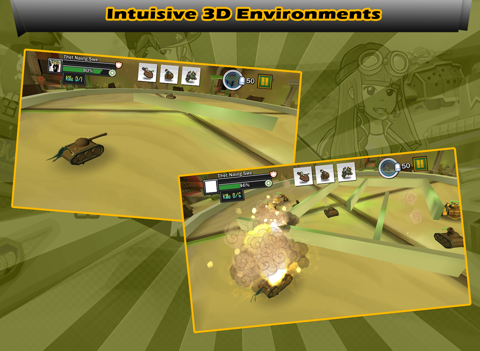 Tank War 3D : Heavy Armorのおすすめ画像3