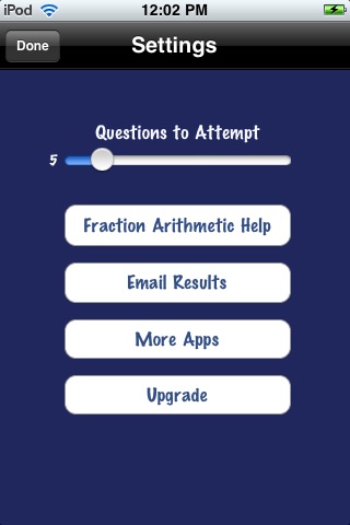 Portable Math: Fractions screenshot 2