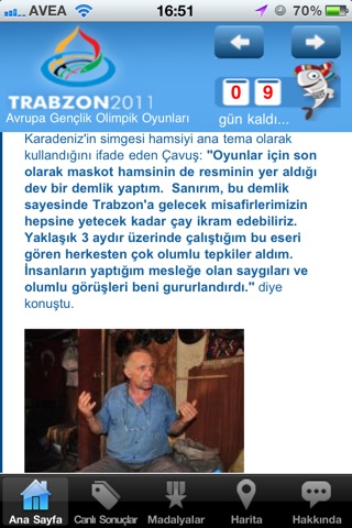 EYOF Trabzon 2011 screenshot 2
