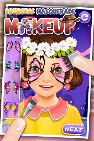 Princess Masquerade Makeup - girls games screenshot 3