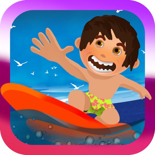 Wipeout Surfer Dude Splash Dash :  A Perfect Riptide Surf Wave Riding Adventure at Shark Island - FREE Icon