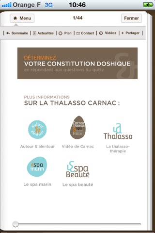 Thalasso Carnac - iPhone version screenshot 2