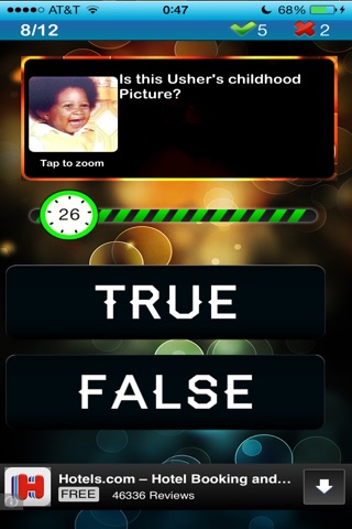 Celebrity Fan Quiz - Usher edition screenshot 4