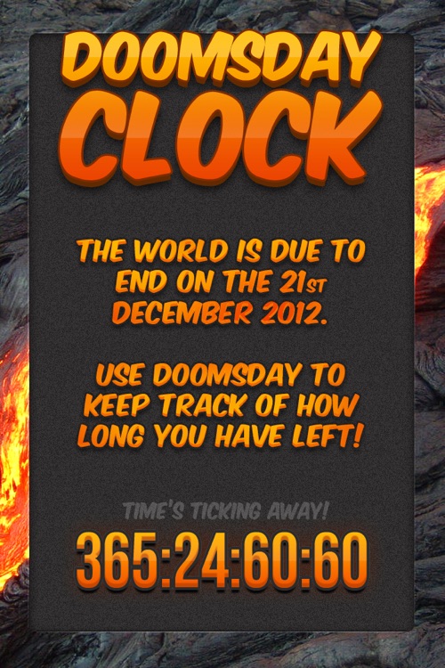 Doomsday Clock - Countdown to the end of the world!