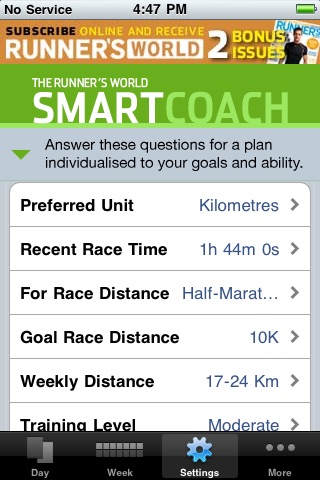 Runner’s World Smart Coach screenshot 2