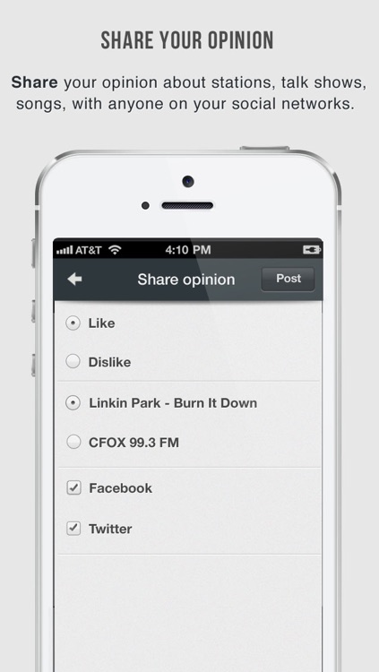 OneTuner Pro Radio Player for iPhone, iPad, iPod Touch - tunein to 65 genre stream! screenshot-4