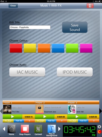 Instant Audio Cartwall Soundboard PRO for iPad screenshot 4