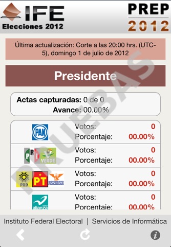 Elección 2012 screenshot 3