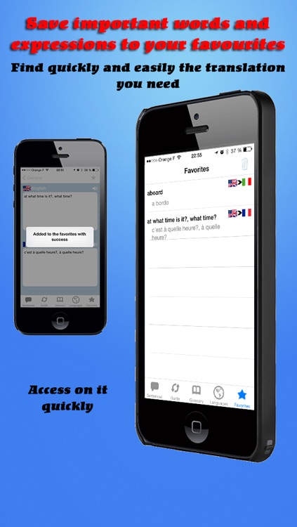 PassWorld – The conversation guide for your travels English to French - and more : Italian, Spanish, Portuguese, German, Dutch, Russian screenshot-4