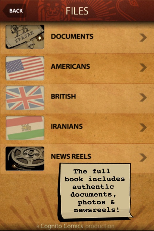 CIA : Operation Ajax the Interactive Graphic Novel for iPhone screenshot-4