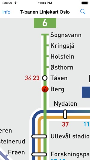 T-banen Linjekart Oslo(圖3)-速報App