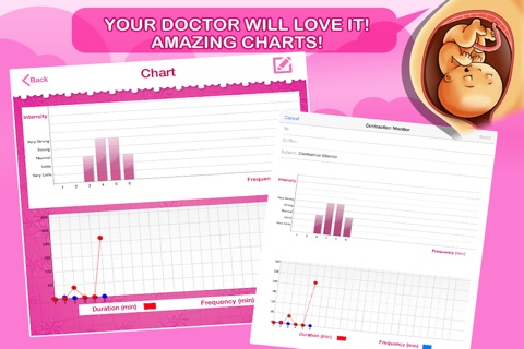 Contraction - Pregnancy Tool Lite screenshot 2