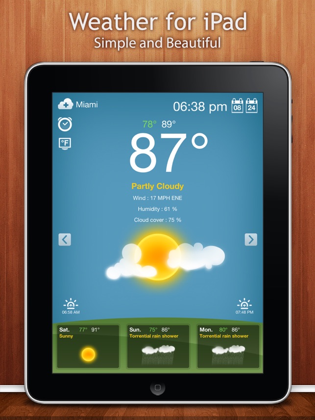 Weather for iPad