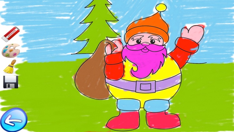 Christmas Coloring Pages with Santa Claus