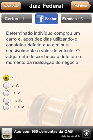 Juiz Federal Lite screenshot 3