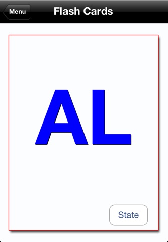 USA States Abbreviations Flash Cards screenshot 3