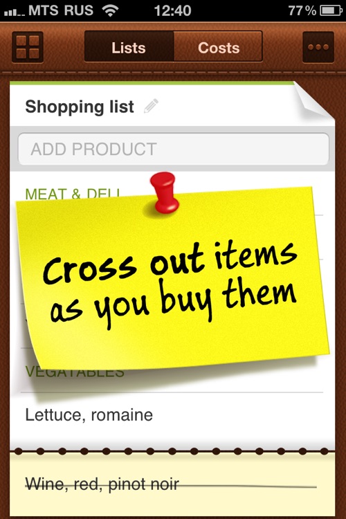 Grocery Mate Lite – Easy-to-Use Shopping List and Expense Tracker