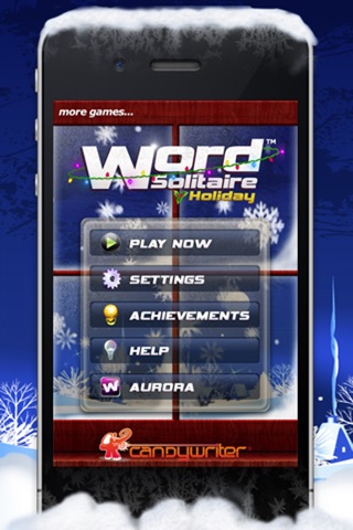 Word Solitaire: Holiday screenshot 3