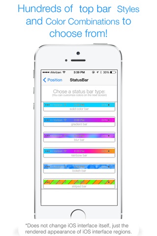 Chroma - Custom Status Bars Overlays For Your Wallpaper screenshot 4