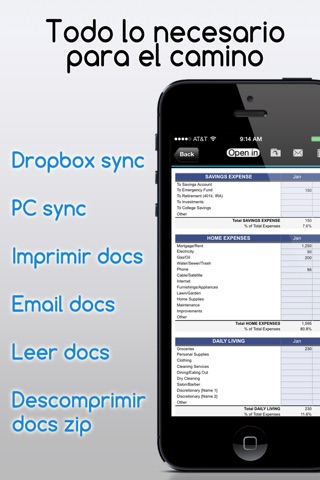 Mis Documentos - app para transferir archivos, organizador, fichero, lector e impresora screenshot 3