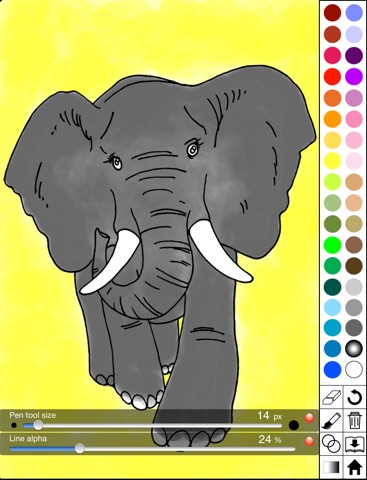 Animal super coloring book screenshot 2