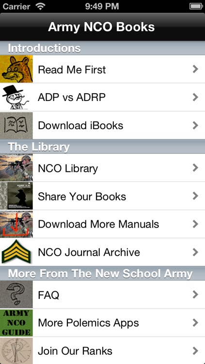 NCO Books