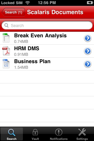 Scalaris ASP mobile screenshot 3