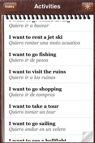 Spanish for Tourists - Audio Phrasebook screenshot-3