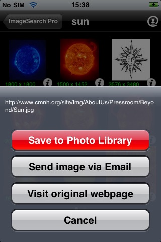 ImageSearch Pro - Google image search application screenshot 3